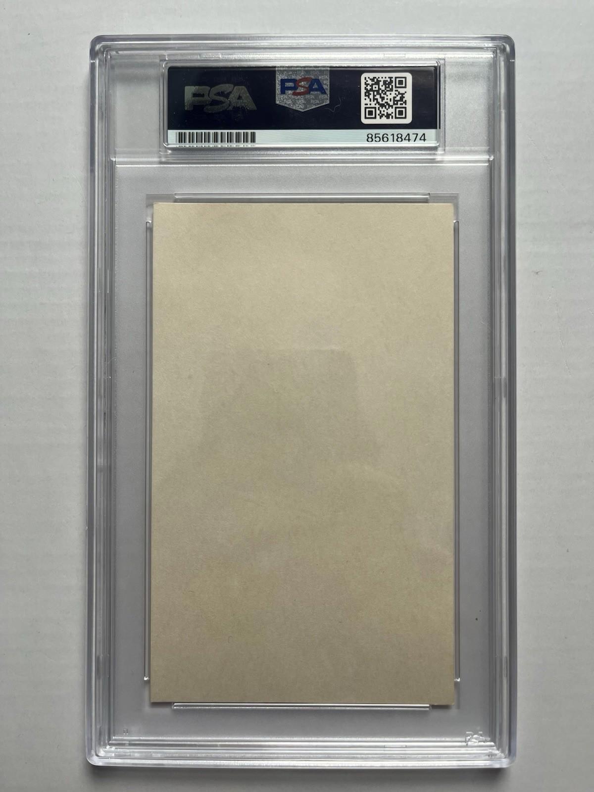 Ford Frick Signed Index Card PSA/DNA Certified Authentic Baseball Auto HOF Comm.